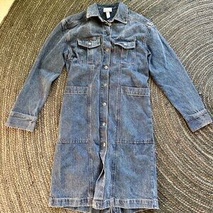 Denim Longline Jacket